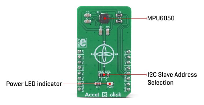 Mikroe MIKROE-3341 Accel 8 Click
